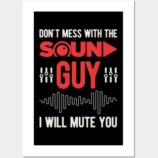 Funny Audio Engineer Gifts Posters and Art